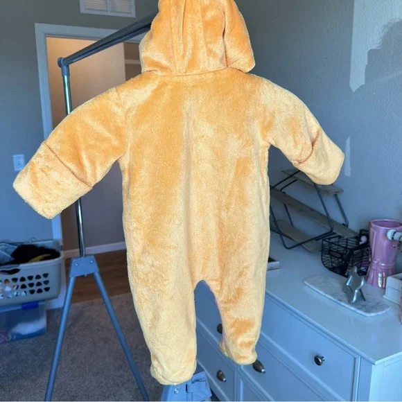 Disney Pooh Bear Pink and Orange Footie - Picture 5 of 6